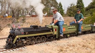 Firing up and running the Canadian National 6060 482 live steam locomotive [upl. by Haya467]