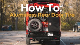 How To Aluminess rear ladder tire removal [upl. by Nylitsirk590]