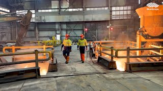 Faces of BlueScope Mali Taylor and Luke Byrne New Recruits at the Blast Furnace [upl. by Cammie]