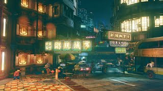 Bustling Side Street  Street Fighter V [upl. by Aisetra]