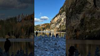 Beautiful view of Lago di braies Italy [upl. by Onurb709]