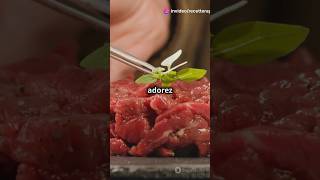 Recette rapide de Steak Tartare en 1 minute rapidorecette recette recettefacile food food [upl. by Oizirbaf]