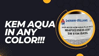 How to get SW Kem Aqua in any color [upl. by Nede]