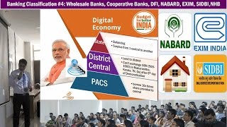 Banking Classification 4 Wholesale Bank WLTF Cooperatives DCCB PACS NABARD SIDBIEXIMNHB [upl. by Joscelin]