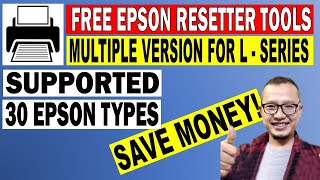 How To Reset Epson Printer quotWASTE INK PADquot with Free Resetter Adjustment Program [upl. by Sadinoel794]