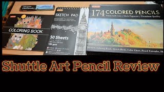 Shuttle Art Premium Quality Set  Polychromos Dupe 😳  Short Swatch budgetfriendlypencils [upl. by Aroda134]