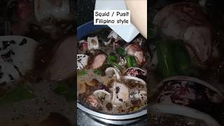 Squid  Pusit  filipino style subscribe shorts everyone [upl. by Gensler802]