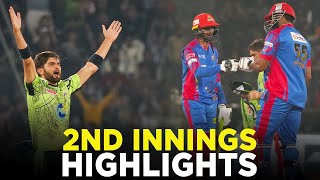 2nd Innings Highlights  Lahore Qalandars vs Karachi Kings  Match 10  HBL PSL 9  M2A1A [upl. by Gardell]