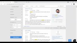 Sourcing Profiles through Naukri EZ Search Option [upl. by Combs]
