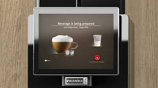 Franke SB1200 Bean to Cup Coffee Machine at Liquidline [upl. by Lennad]