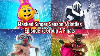 Masked Singer Season 6 Battles  Episode 7 Group A Finals [upl. by Karna]