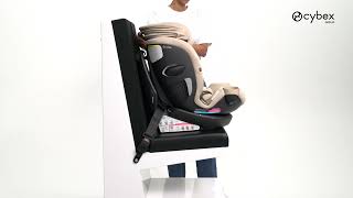 How to Rotate the Seat I Callisto G 360 Car Seat I CYBEX [upl. by Aynotal119]