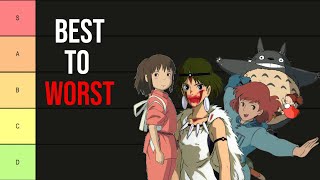 Ranking Every Hayao Miyazaki Movie [upl. by Halilad]