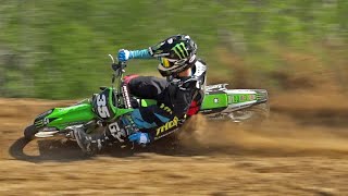 quotRipping the 125quot ft Joey Crown on the KX125 at Baja Acres MX [upl. by Devina]