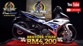 RESTORE YAMAHA Y15ZR 🔥 RM4200 💸 MOTOR AUTO HENSEM 😎 [upl. by Nylinej]