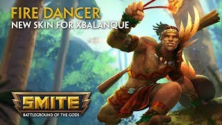 SMITE  New Skin for Xbalanque  Fire Dancer [upl. by Keane]