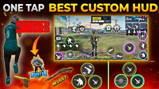 Free Fire Control Setting 2 Finger  Best Custom HUD 2021  Headshot Setting  Free Fire [upl. by Euh]