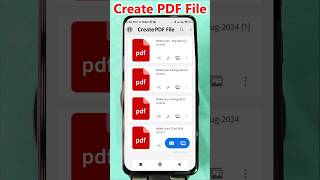 PDF file kaise banaye  Gallery ke photo ko pdf kaise banaye  pdf file kaise banaye mobile me [upl. by Skelly]