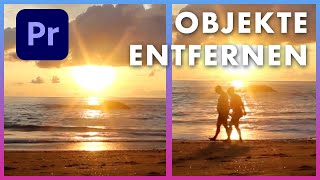 Bewegende Objekte im Video Entfernen  Premiere CC Pro Tutorial [upl. by Kurr]