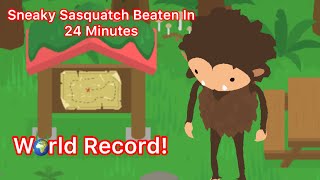 Sneaky Sasquatch Speedrun Treasure Map 24 Mins WR [upl. by Flore]