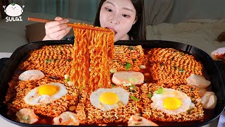 ASMR MUKBANG 직접 만든 순두부 열라면 먹방 amp 레시피 FIRE NOODLES EATING [upl. by Oran]