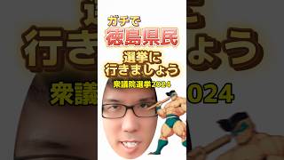 徳島県民、絶対に選挙に行こうな！【衆議院選挙2024】 [upl. by Yendirb628]