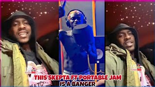 Skepta Ft Portable Zazu Previews New Song quotTony Montanaquot And It Is Certainly Grammy Certified [upl. by Alinoel297]