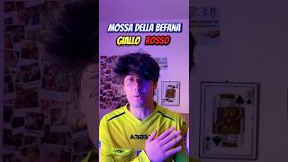 MOSSA DELLA BEFANA GIALLO O ROSSO 👀 calcio arbitro meme danjk [upl. by Assyli]