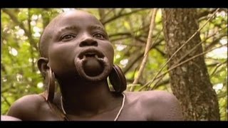 Documentary Ethiopia Mursi people English [upl. by Anierdna884]