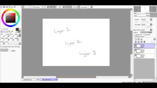 How to select amp move multiple layers in Paint Tool SAI [upl. by Junina251]