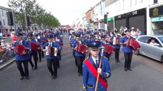 Legananny Accordion Band  Banbridge 12TH 2017 [upl. by Yzus]