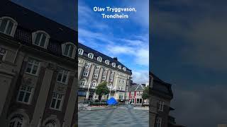 Olav Traggvason Statue Trondheim Norwaytravel trond heim [upl. by Suhail]