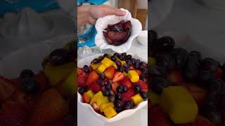 Receita super salada de frutas travessas de flor [upl. by Ahens]