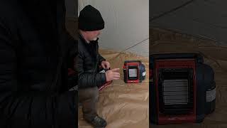 Portable Buddy vs Big Buddy Field Test Below Freezing campingstove mrheater bigbuddy [upl. by Puff]