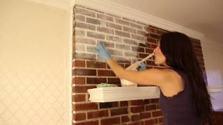 How to WHITEWASH BRICK [upl. by Eyoj]