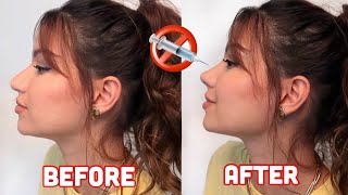 AT HOME RHINOPLASTY IN MINUTES No surgery No filler [upl. by Iturhs]