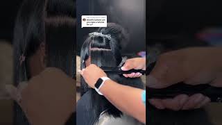 Gorgeous silk press and layers silkpress haircare tutorial [upl. by Nwhas]