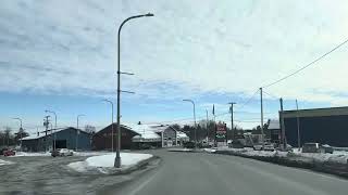 Driving around Caribou Maine on January 31 2024 [upl. by Aciraj]