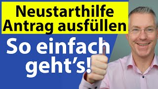 Neustarthilfe einfach erklärt I Steuerberater erklärt den Antrag 🧾 [upl. by Fife689]