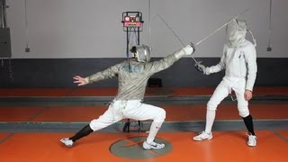 Saber Fencing Techniques  The Sport of Fencing [upl. by Enaasiali]