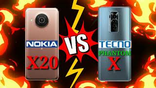 NOKIA X20 VS TECNO PHANTOM X Which is BEST [upl. by Letitia]