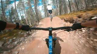 World Cup Red I Levi Bike Park  Levi Lapland Finland [upl. by Willock]