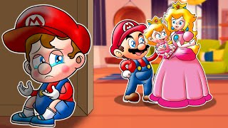 Who’s at the Door Mario  Very Happy Story  Super Mario Bros Animation [upl. by Niltac]