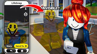 SCP INVISIBLE TROLL IN ROBLOX SNAPCHAT [upl. by Suckram]