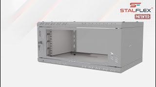 NL Szafa RACK Standard 19 4U 350 grijs glas [upl. by Cock]