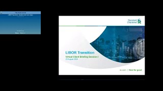 LIBOR Transition Update and next steps  Session 1 25 August 2020 [upl. by Doran364]