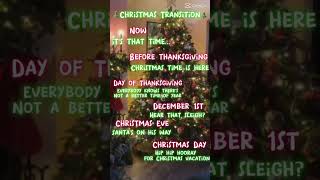 🎄Christmas Transition 🎄 christmas thanksgiving holidays subscribe [upl. by Keiko]