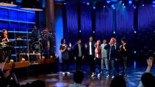 Pitch Perfect RiffOff with Annna Kendrick and The Filharmonics James Corden [upl. by Hescock]