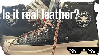 Unboxing run star hike Converse in leather [upl. by Jaymee294]