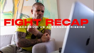 FIGHT RECAP  VASO BAKOČEVIĆ VS ALEXANDRE RIBEIRO [upl. by Akinirt359]